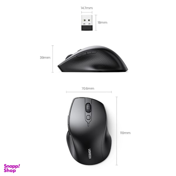ماوس بی سیم یوگرین مدل MU101 کد 90395