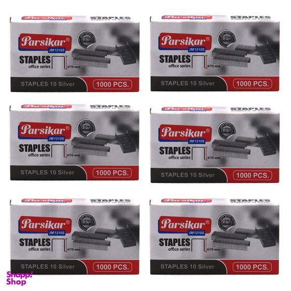 سوزن منگنه پارسیکار کد Jm1210s سایز 10 بسته 6000 عددی
