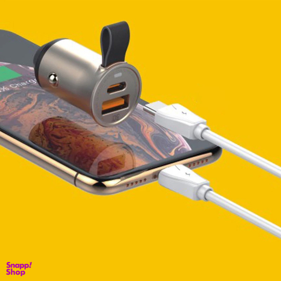 شارژر فندکی سیبراتون مدل S-C3230PD به همراه کابل USB-C