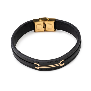 دستبند طلا ۱۸ عیار مردانه داریم طرح دیبا