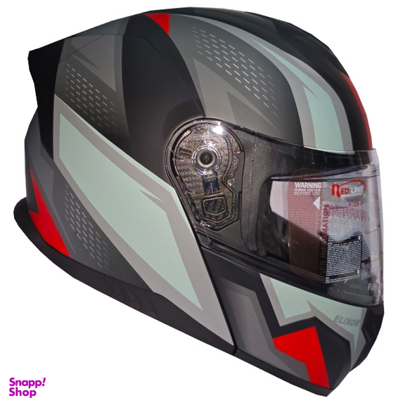 کلاه کاسکت ردلاین مدل فک متحرک عینک دار کد RE938_1