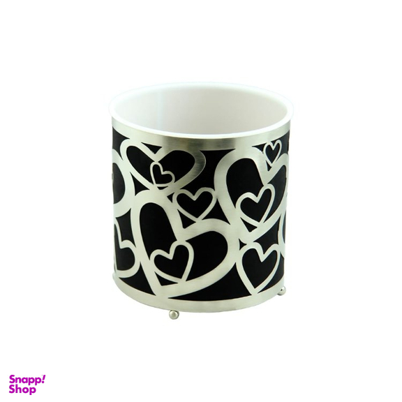 ست سطل زباله و جای دستمال کاغذی سالینو مدل قلب کد N-428