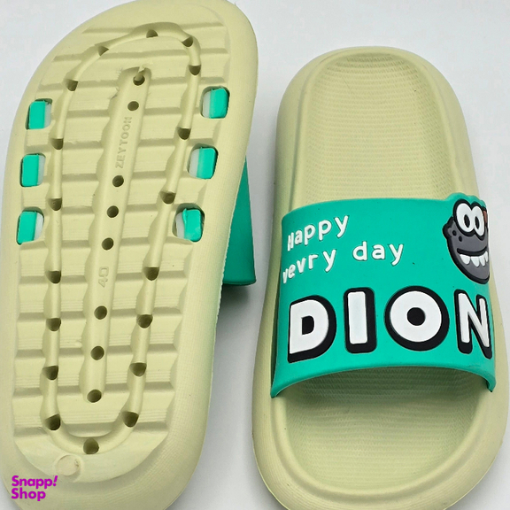 دمپایی زیتون مدل داینو کد 4752 رنگ سبز