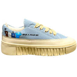 کفش زنانه مدل عروسکی کد 1108 رنگ آبی