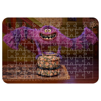 پازل 54  تکه اطلس آبی طرح کارتون کارخانه هیولاها مدل P1674