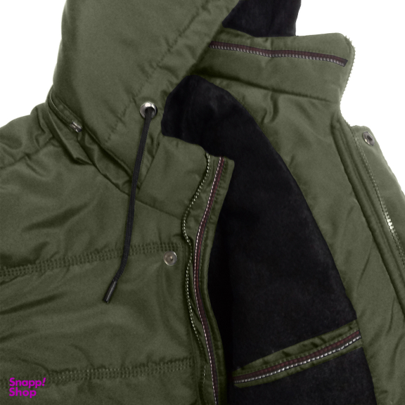 کاپشن مردانه مدل 1102 رنگ زیتونی