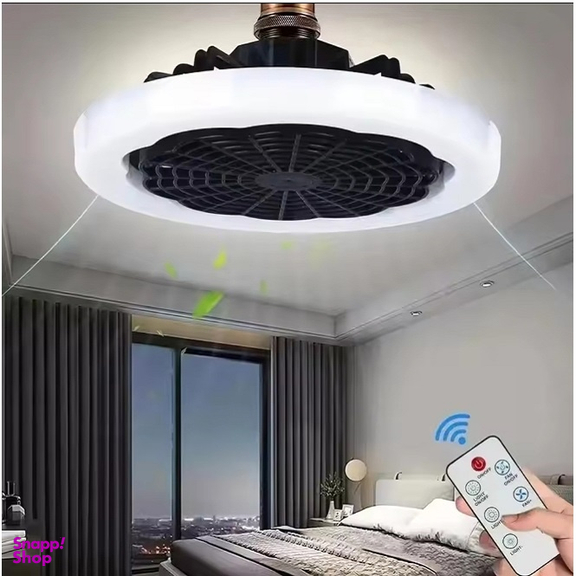 لامپ 30 وات فن دار مدل 7018 به همراه ریموت