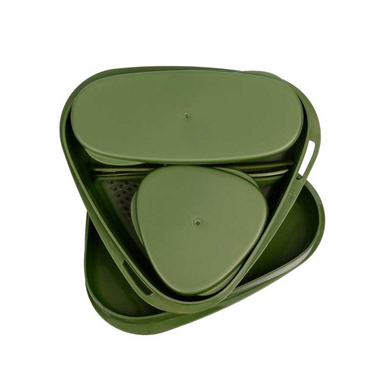 ست ظرف مثلثی 8 تیکه لایف کمپ مدل LunchKit