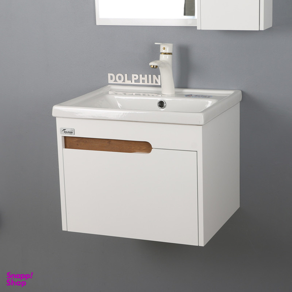 ست کابینت و روشویی دلفین مدل 1118-T به همراه آینه و باکس
