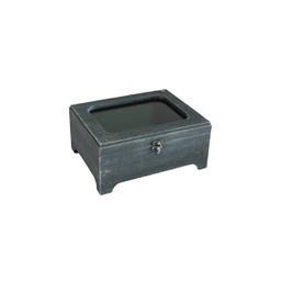 جعبه چوبی محک طرح کهنه کاری طوسی کد 962517