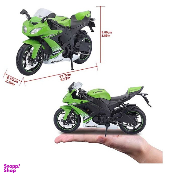 موتور بازی مایستو مدل  KAWASAKI NINJA ZX-10R 1/12