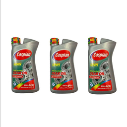 روغن گیربکس تمام سینتتیک کاسپین مدل API GL5 SAE 75W90 حجم 1 لیتر بسته 3 عددی