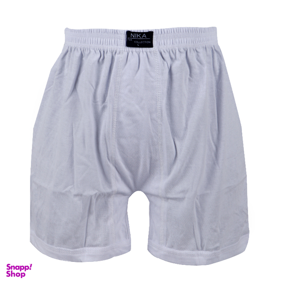 شورت مردانه نیکا کد 259 رنگ سفید