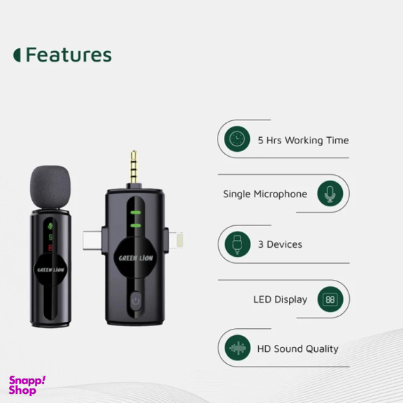 میکروفن بی سیم گرین لاین مدل GM-79X