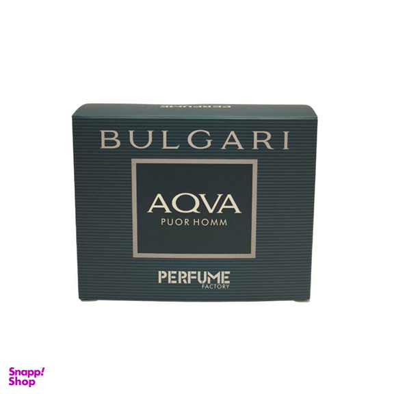 ادوپرفیوم مردانه پرفیوم فکتوری مدل Bvlgari Aqva Pour Homme