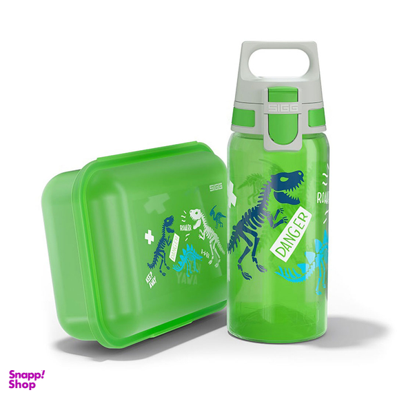 ست قمقمه و ظرف غذای کودک سیگ مدل VIVA SCHOOL SET JURASSICA