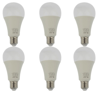 لامپ ال ای دی 15 وات افراتاب مدل AF-A70-15W پایه E27 بسته 6 عددی