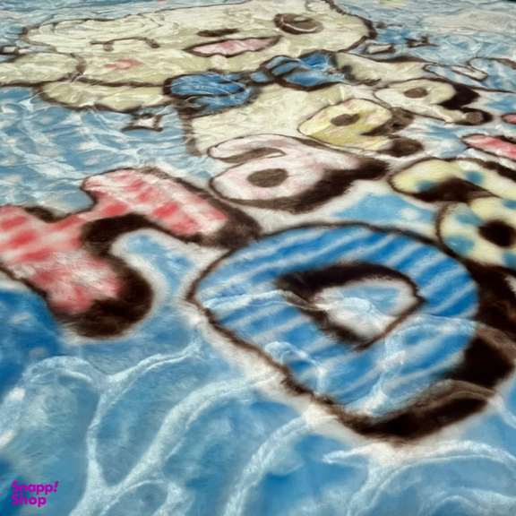 پتو کودک و نوزاد مدل پیشی هپی دی سایز 120×100 سانتی متر