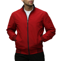 کاپشن بهاره مردانه مدل دورو رنگ قرمز