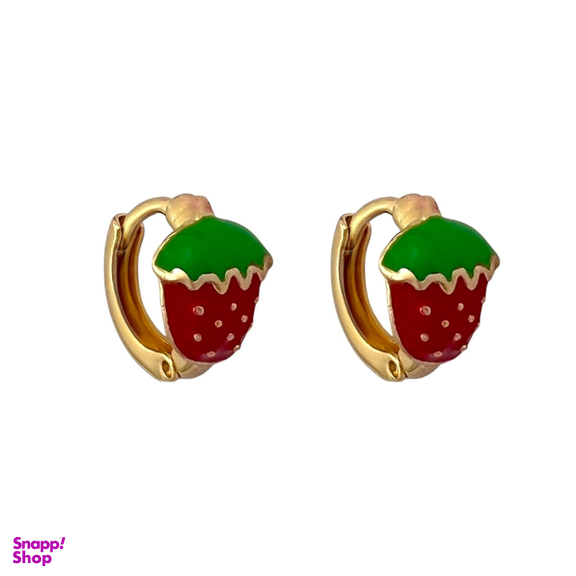 گوشواره زنانه ژوپینگ مدل توت فرنگی کد E5622