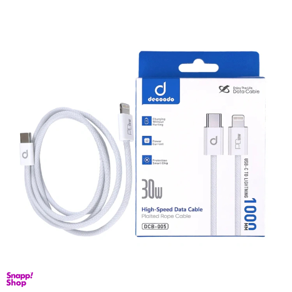کابل شارژ Type-C به Lightning دکودو کد DCB-005 طول یک متر