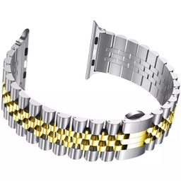 بند ساعت هوشمند طرح رولکس پنج بید کد 23 مناسب اپل واچ سایز 49 و 45 میلی متر