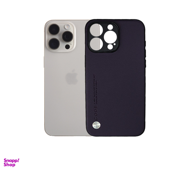 قاب گوشی موبایل چرمی لاکچری CODE مناسب اپل iPhone 15 Pro Max