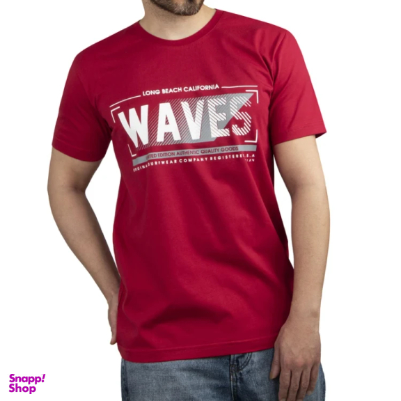 تیشرت راحتی آستین کوتاه مردانه مدل GD-s-18201180 رنگ رنگ آبیرمز