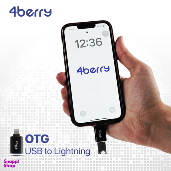 مبدل USB به Lightning فوربری مدل ECVDOL01