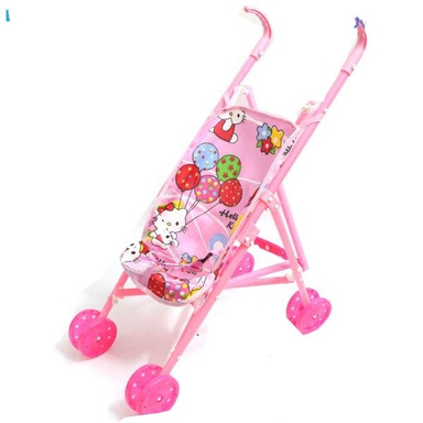 اسباب بازی کالسکه عروسک تاشو کد 0456