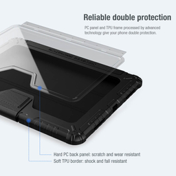 کیف کلاسوری نیلکین مدل Camshield Bumper مناسب برای تبلت اپل iPad Air 11 2024 / Air 10.9 2022 / Air 4 / Air 5 / Air 6 / Air 2020 / Ipad Pro 11 2020 / 2021 / 2022