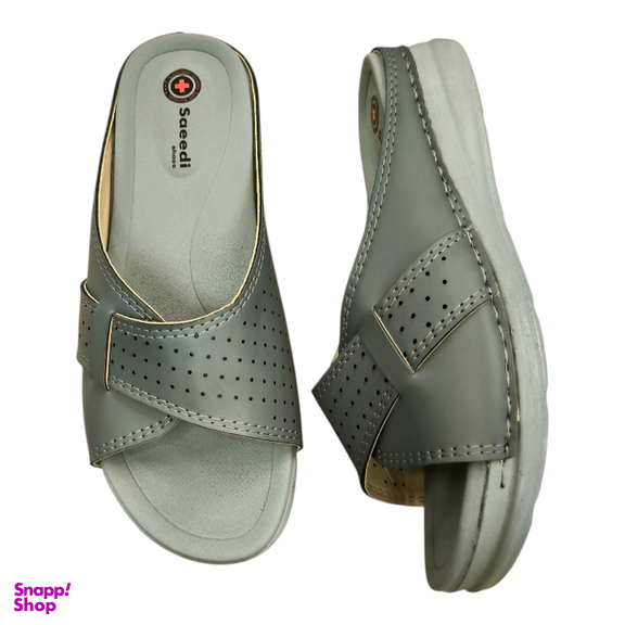 دمپایی طبی زنانه‌ کفش سعیدی مدل ویانزا کد 206 رنگ طوسی