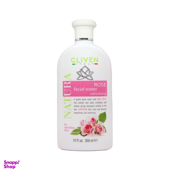 تونر صورت کلیون مدل گل رز حجم 300 میلی لیتر