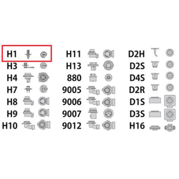 لامپ هدلایت خودرو سام مدل T-66 پایه H1 بسته 2 عددی