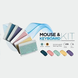 کیبورد و ماوس بی سیم مدل KIT Tenkeyless