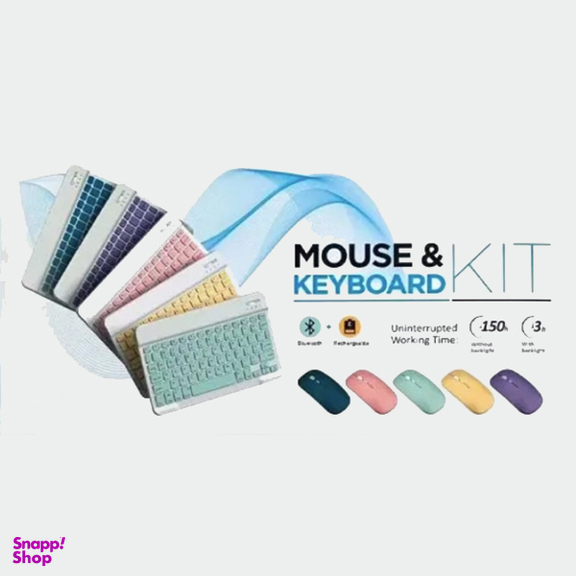 کیبورد و ماوس بی سیم مدل KIT Tenkeyless