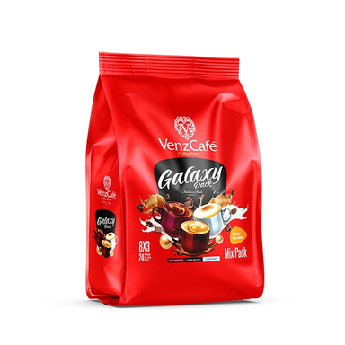 نوشیدنی گلکسی پک مخلوط ونزکافه بسته 24 عددی