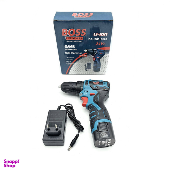 پیچ گوشتی شارژی باس مدل براشلس 24VF کد 1