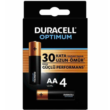 باتری قلمی دوراسل مدل Optimum بسته 4 عددی