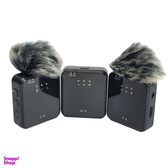 میکروفون بی سیم یقه ای مدل SX63 مجموعه 3 عددی