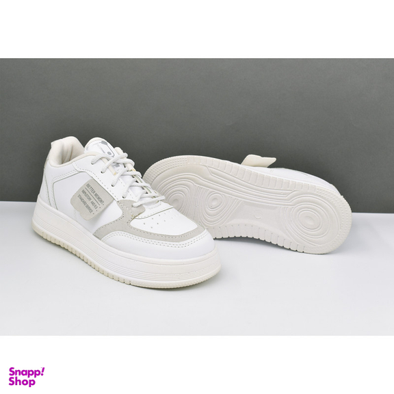 کفش روزمره زنانه پویان گام پیام مدل مولین کد 11961 رنگ سفید