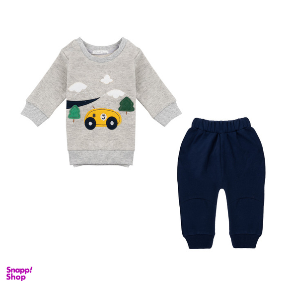 ست سویشرت و شلوار پسرانه فیورلا مدل کوهپایه 24542