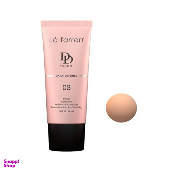 دی دی کرم رنگی لافارر SPF30 مدل 03 Natural rose مناسب انواع پوست حجم 33 میلی لیتر