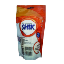 دستکش لاتکس شیک کد glm10 سایز M بسته 10 عددی