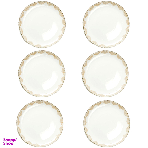 بشقاب خورش خوری کد آنجل بسته ۶ عددی