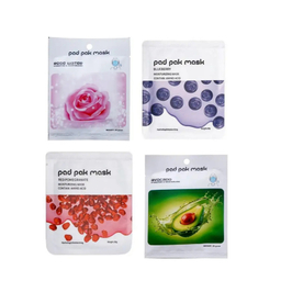 ماسک صورت پد پاک مدل ورقه ای کد 02 بسته 4 عددی