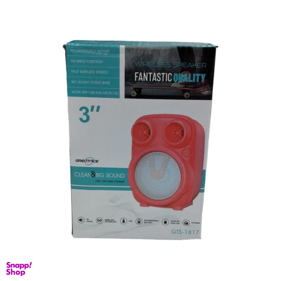 اسپیکر بلوتوثی قابل حمل گریت نایس مدل GTS-1817