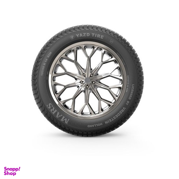لاستیک خودرو یزد تایر طرح گل مارس سایز 185/60/14 - 2 حلقه