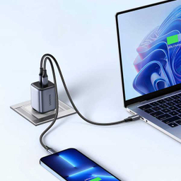 شارژر دیواری یوگرین 45 وات مدل CD294 کد 90573 رنگ خاکستری