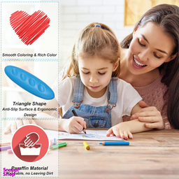 مداد شمعی جادویی 36 رنگ مدل بادومی کد 036